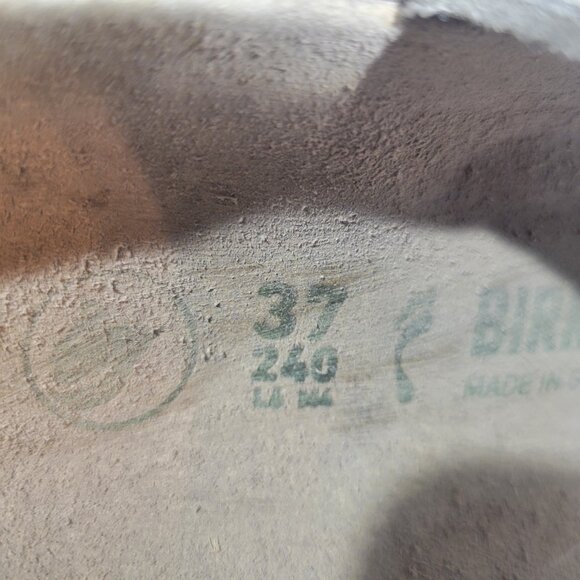 Birkenstock Sydney Unisex Size EU 37 US L6 M4 Vegan Taupe Slides Slip-On Sandals - Picture 13 of 13